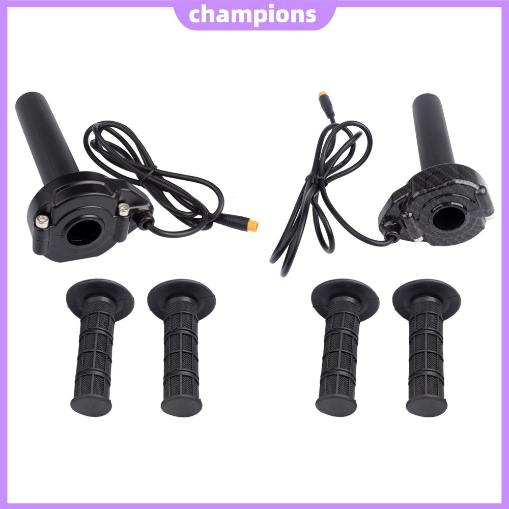 3Pin จักรยานไฟฟ้าคันเร่งฝาครอบ Grips Ebike คันเร่ง Grip ชุดสาย 12 V-72 V สําหรับ Lectric XP4 Macfox 