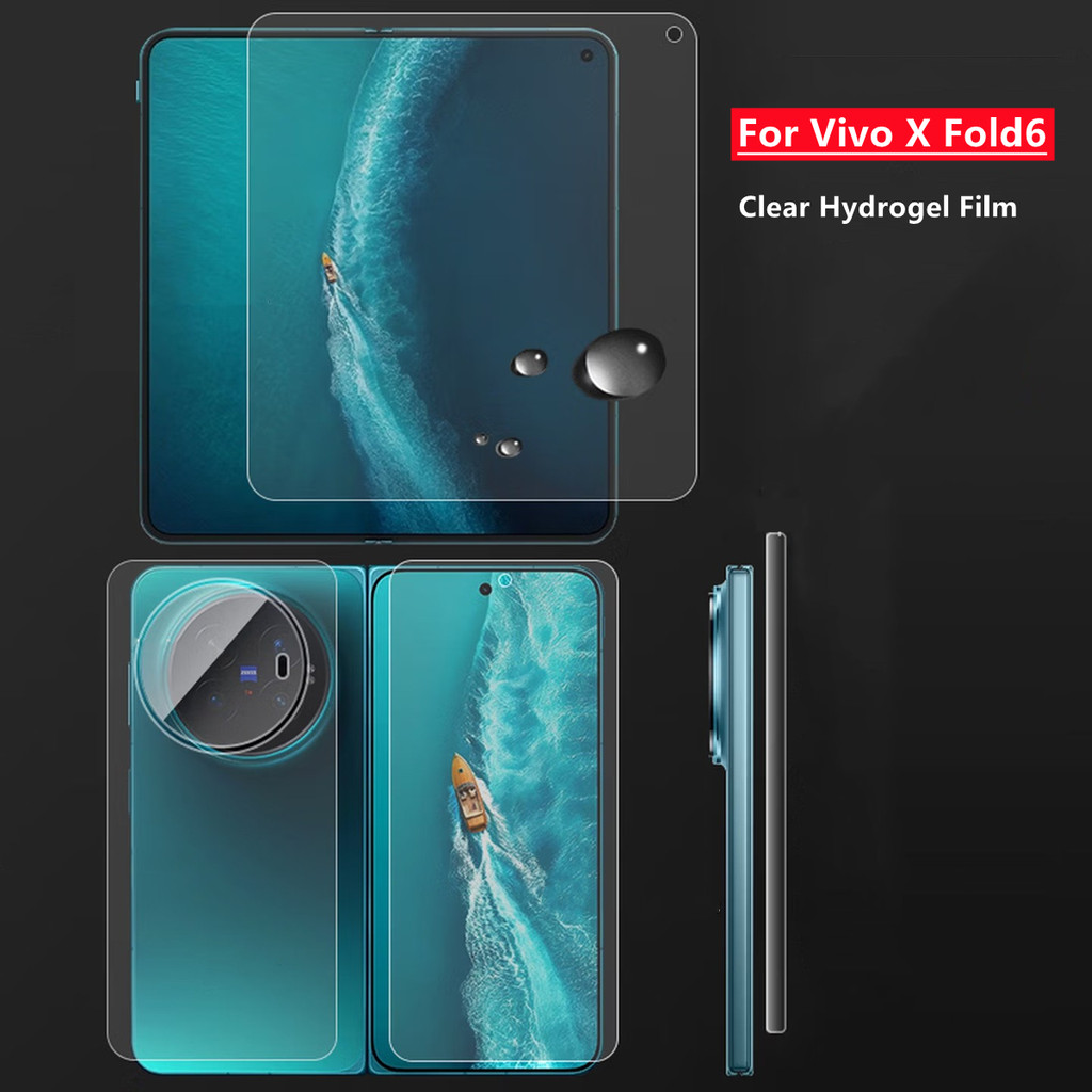 [ใช้ได้] ฟิล์มไฮโดรเจลหน้าจอพับ Vivo X พับหน้าจอด้านนอกในด้านหลังฟิล์มด้านหลังแบบเต็มหน้าจอ Ultra-Cl