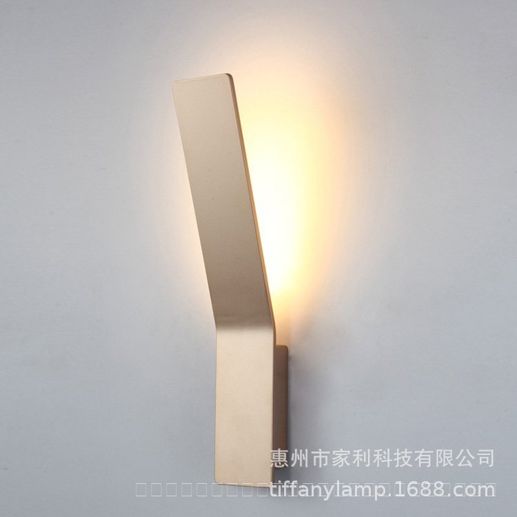Nordic minimalist and unique creative bedside wall lamp for hotel rooms, corridors, living rooms, an