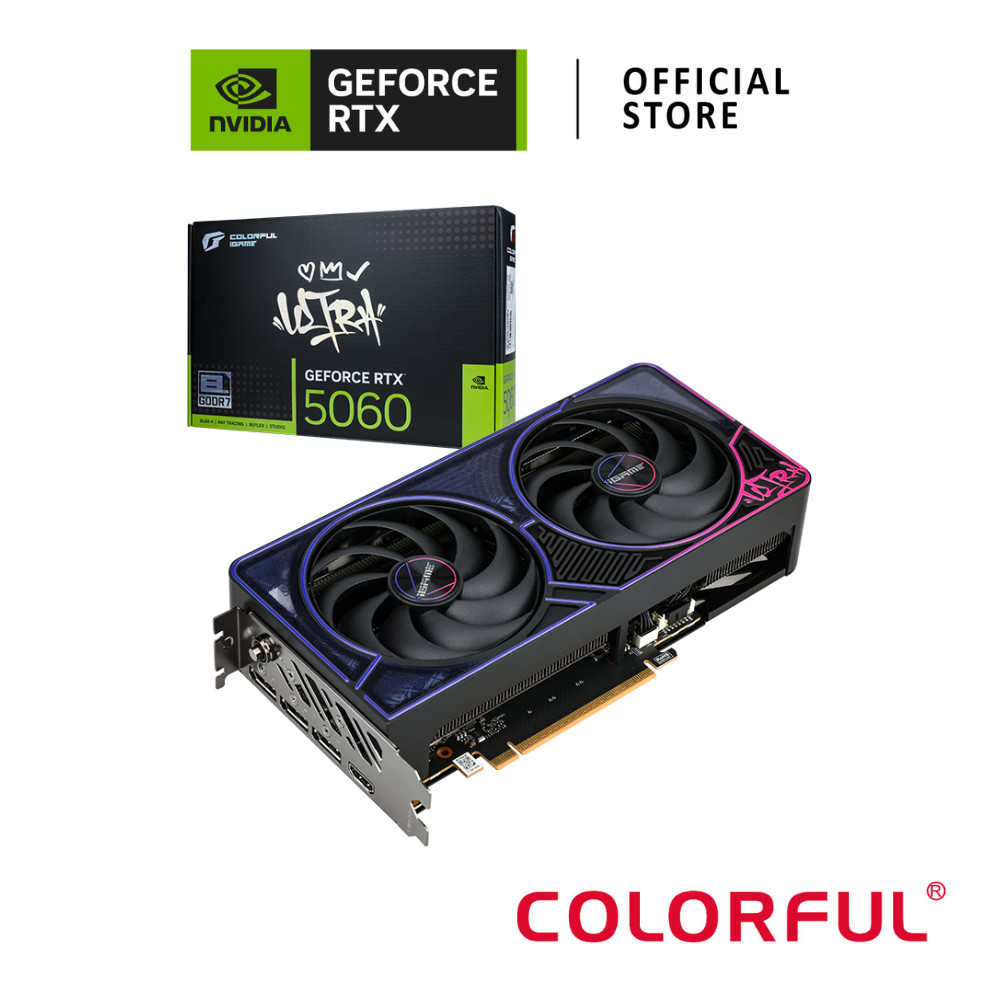 COLORFUL iGame GeForce RTX 5060 Ultra DUO OC 8GB-V VGA Card การ์ดจอ