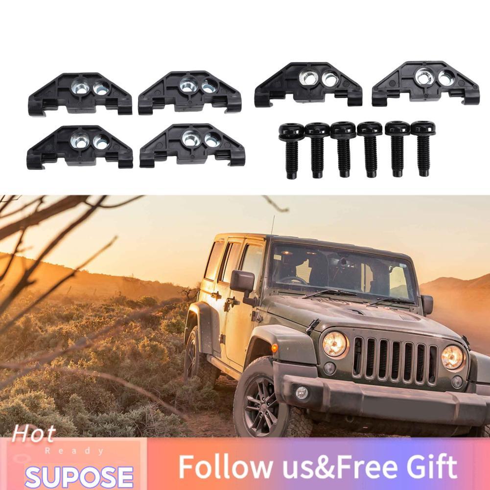 Supose Supose Fabater Hard Top Hold Down Retainer Nut 6PCS หลังคาเหล็ก Hardtop ติดตั้งและชุดเปลี่ยนฮ