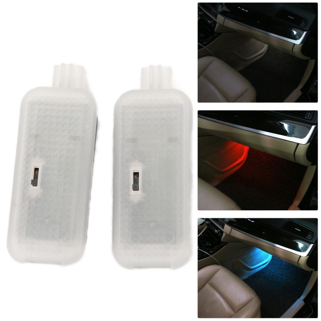 Calinodesign รถประตู Light Alloy LED 3 สีเปลี่ยนสําหรับ A6 Q5 A4 A7 A5 Q3 Q7 TT S5