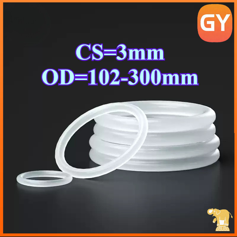 ลูกยางโอริงสีขาว / O-Ring Switch Dampeners CS3.0mm*OD102-300mm [GYTG]