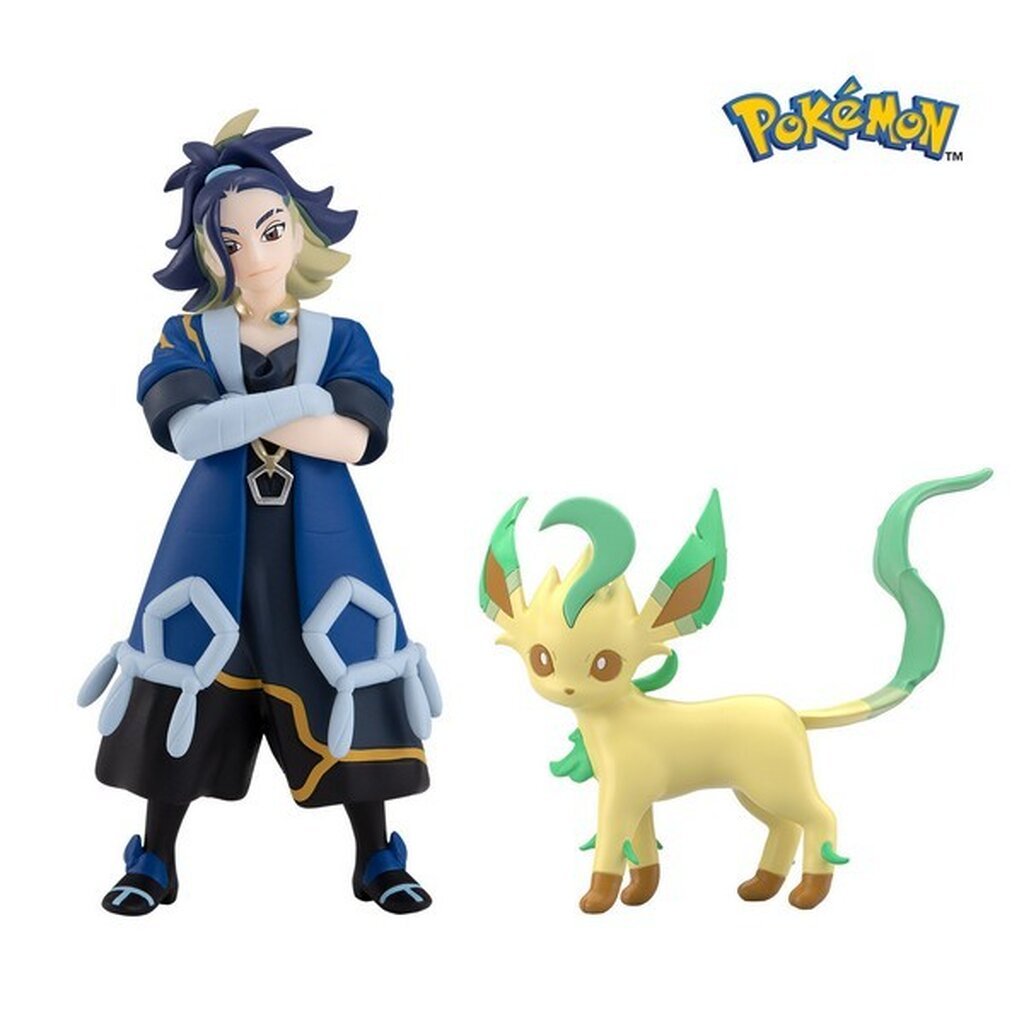 Bandai Pokemon Scale World Hisui Region Adaman (Seki) & Leafeon (Leafia) 4570117924828 (Figure)