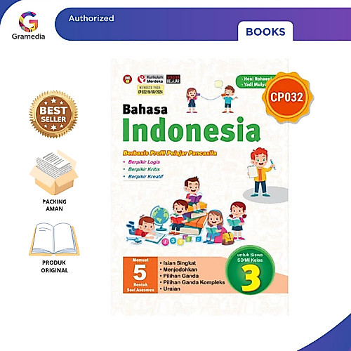 Gramedia Pekanbaru - Elementary School/Islamic Elementary School เกรด 3 หลักสูตรอิสระของอินโดนีเซีย 