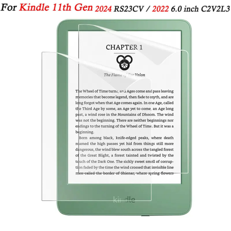 2 แพ็ค PET Matte Screen Protector สําหรับ Kindle 11th Gen 2024 2022 6.0 นิ้ว C2V2L3 RS23CV E-Reader 
