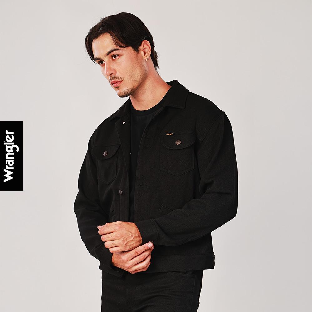 WRANGLER เสื้อแจ็กเก็ตผู้ชาย คอลเลคชั่น Wrangler Legends รุ่น WR S126MJKTN05 - สีดำ