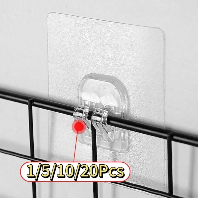 Multi-Purpose Hook Self Adhesive Strong Sticker Hooks Wall Hanging Holder Hook for Kitchen Bathroom 