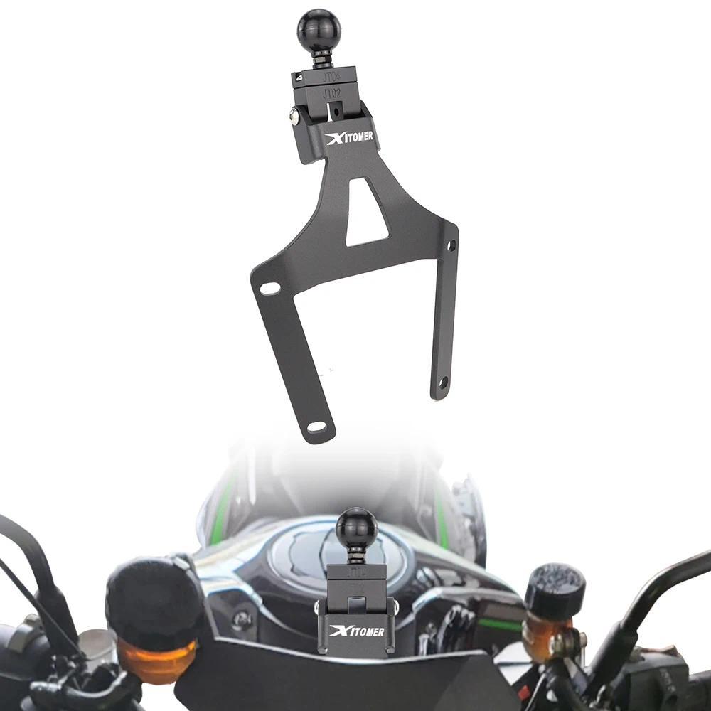 AY For Kawasaki ZH2 2020 2021 2022 2023 2024 2025 Motorcycle GPS Navigation Mounting Plate Bracket W