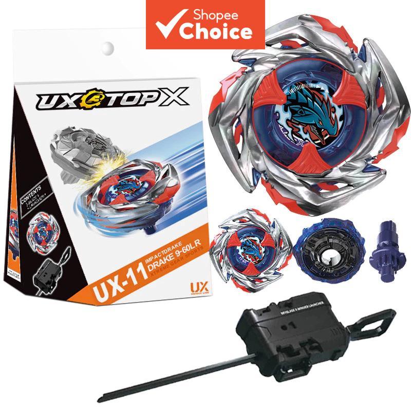 Bey X UX 11 Impact Drake 9 60 LR Bay X UX 11 Impact Drake Spinning Top Xtreme Burst Battle ของเล่น m