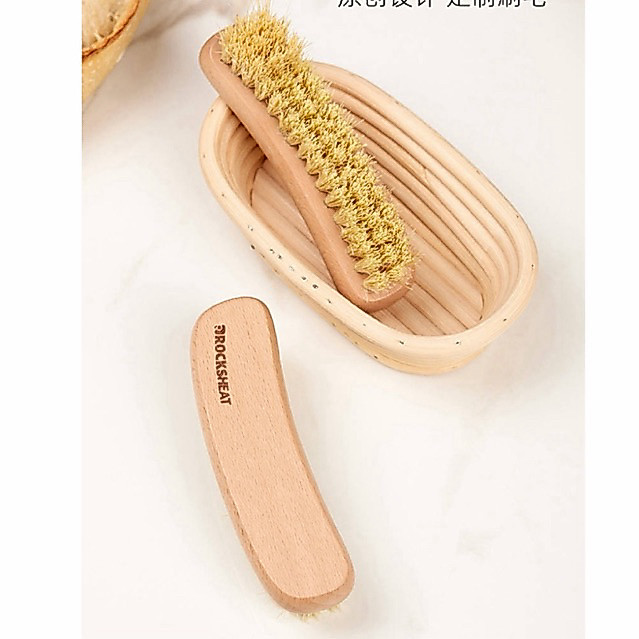 แปรงทำความสะอาด ตะกร้าพักโดว์ banneton / Rocksheat Banneton cleansing brush