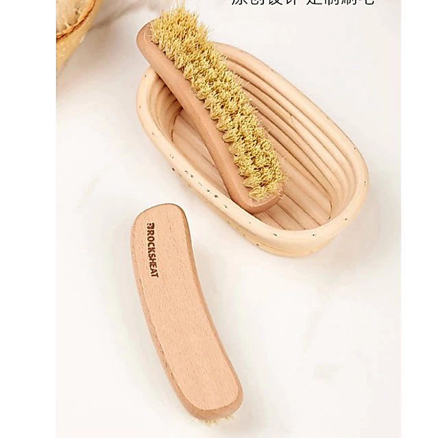แปรงทำความสะอาด ตะกร้าพักโดว์ banneton / Rocksheat Banneton cleansing brush