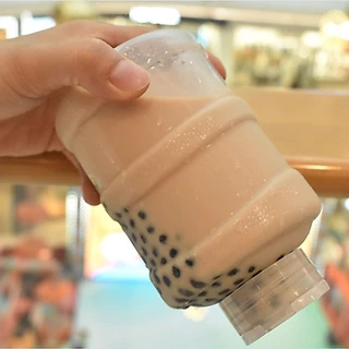 ขวดพลาสติกใส (PET) ทรงถัง+ฝาถือ ขวดชา กาแฟ ขวดใส่ชาไข่มุก 500ml 700ml สวย เท่ห์ เก๋ มินิมอล สไตล์เกาหลี