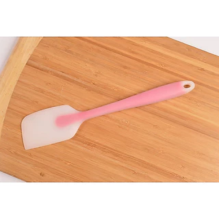 พายปาดซิลิโคนแบบใส สีทูโทน ขนาด28cm ซิลิโคนเกรดอาหาร(ส้ม)