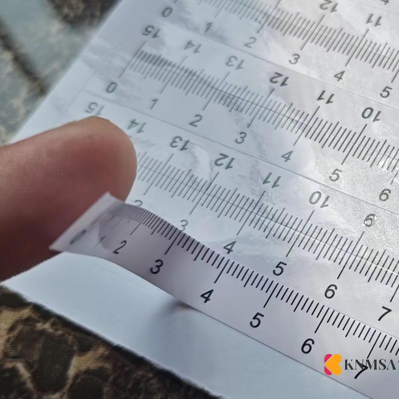 KNMSA] ชุดไม้บรรทัดกาวในตัว 10 ชิ้น เหมาะสําหรับ Office/study/sewing สามารถแนบกับพื้นผิวที่เรียบใดๆ เครื่องมือวัด สสn n