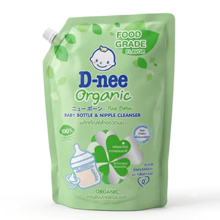 น้ำยาล้างขวดนม D-nee ดีนี่ ออร์แกนิค ถุงเติมและขวด 550-1150ml ผลิตภัณฑ์ล้างขวดนมและจุกนม อ่อนโยน ปลอดภัยสำหรับทารก
