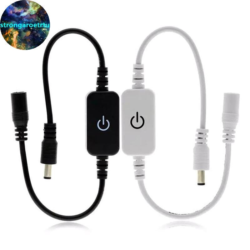 Strongaroetrtu LED Strip Touch Dimmer ความสว่างควบคุม LED Dimmer สวิทช์ 1keys Dimmer 12 V-24 V ปรับส