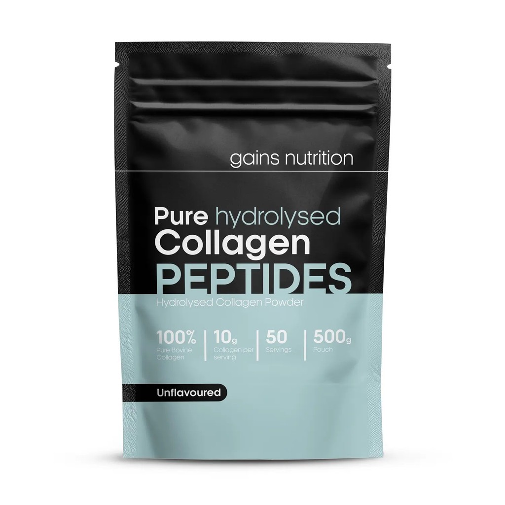 ผงคอลลาเจนเปปไทด์ | Hydrolyzed Bovine Collagen Powder - อาหารเสริมคอลลาเจน 500g | อาหารเสริมคอลลาเจน