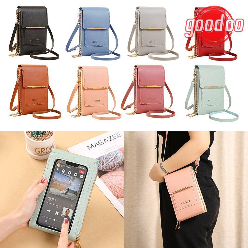 GOODOO RFID กระเป๋ากันขโมยสมาร์ทโฟน RFID กระเป๋าถือผู้หญิง