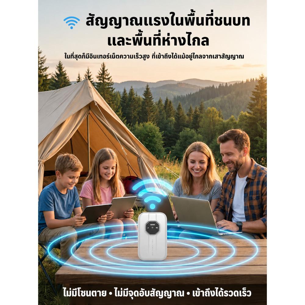 CODขายดีพกพา ไวไฟ ไร้สาย/พกพา ฮอตสปอต รูปที่ 6