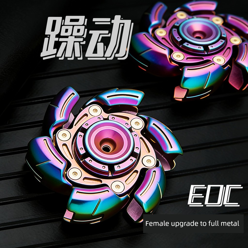 beyblade x ของแท้ beyblade x samurai saber EDC Noise Fidget Spinner Flying Axe สแตนเลส Finger Spinne