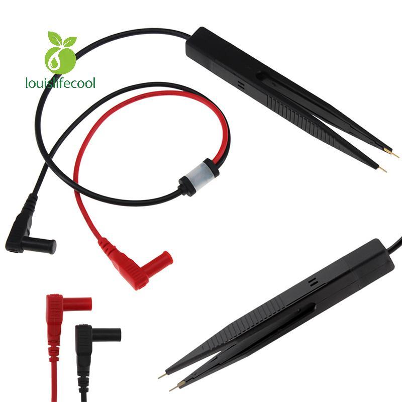 Louislifecool SMD Multimeter Probe แหนบสําหรับตัวต้านทานการเหนี่ยวนําความจุใหม่