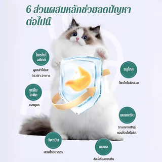 🐶🐱【เหมาะสำหรับสัตว์เลี้ยงทุกวัย】โปรไบโอติกสุนัขแมว อาหารเสริมสุขภาพลำไส้ ลดการติดเชื้อ เสริมจุลินทรีย์ สำหรับสุนัข/แมว