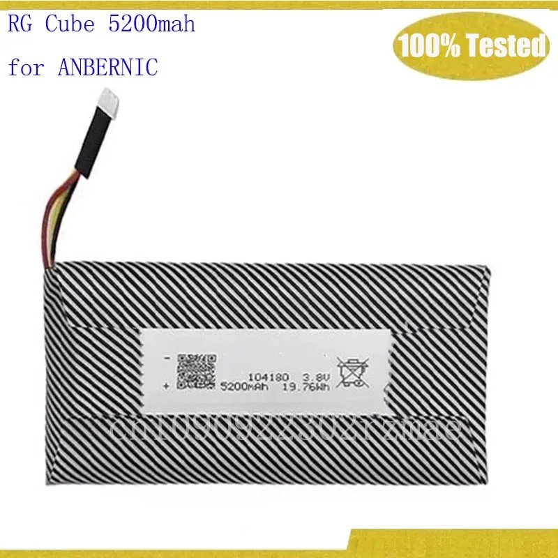 แบตเตอรี่สําหรับ ANBERNIC RG Cube 5200mah 104180 แบตเตอรี่
