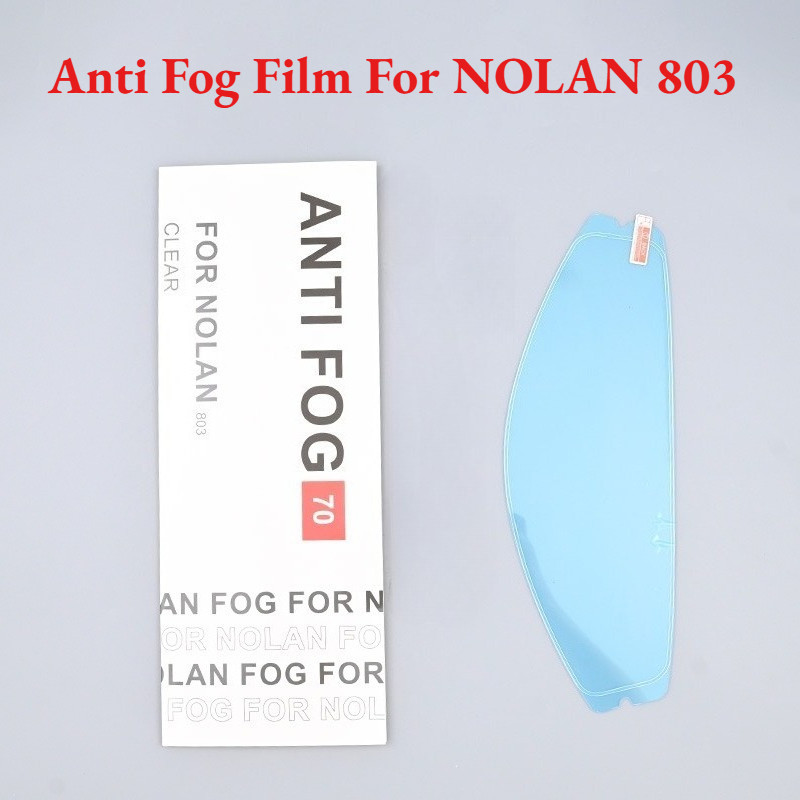 Anti Fog cascos para moto อุปกรณ์เสริมฟิล์มหมวกกันน็อครถจักรยานยนต์ฟิล์มสําหรับ X-lite X-803RS Visor