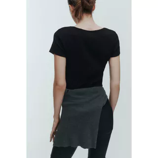 H&M(เอชแอนด์เอ็ม) เสื้อยืดคอตตอนริ้ว ผู้หญิง 1341757_1