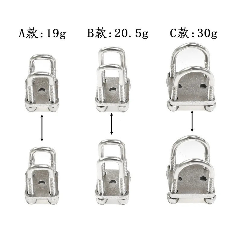 1 ชุด 1:14th scale โลหะ U-รูปสกรู suspension bracket สําหรับ Tamiya RC dump รถบรรทุก SCANIA 770S R62