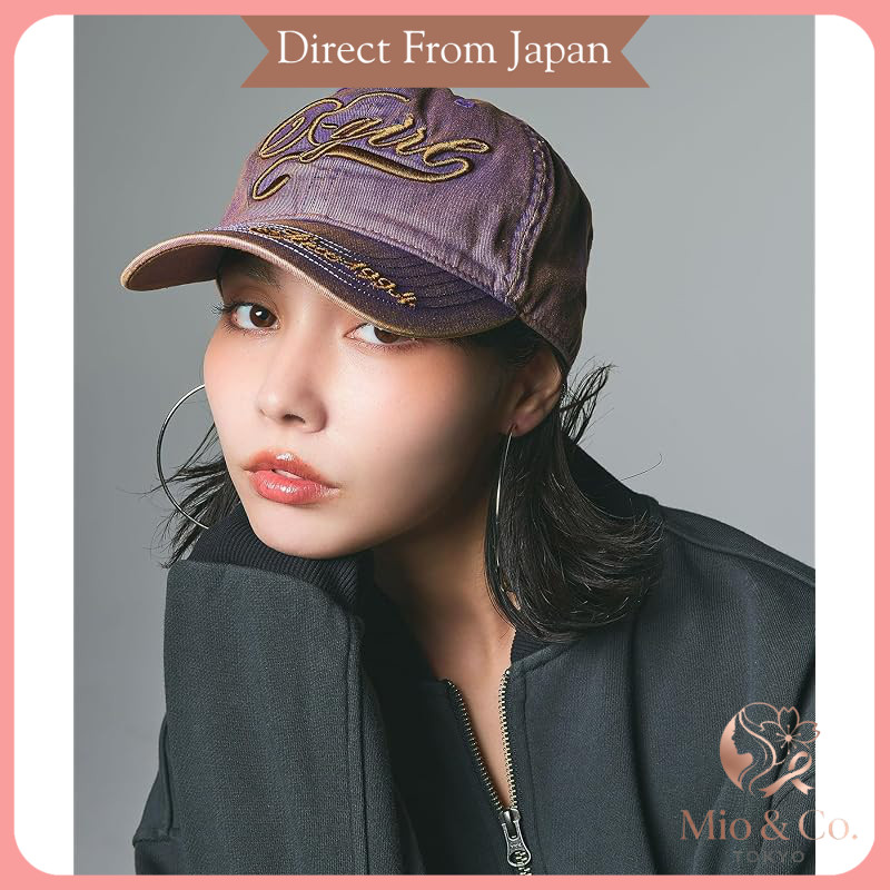 [X-girl] Embroidered Logo Faded 6-Panel Cap - One Size