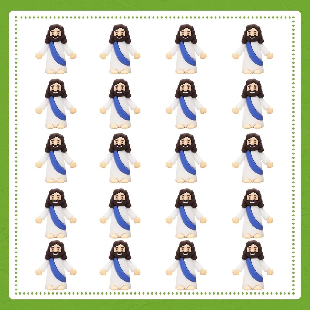 20 ชิ้น Little Jesus Figures Mini Jesus Figurines ในจํานวนมาก Tiny Jesus Figures