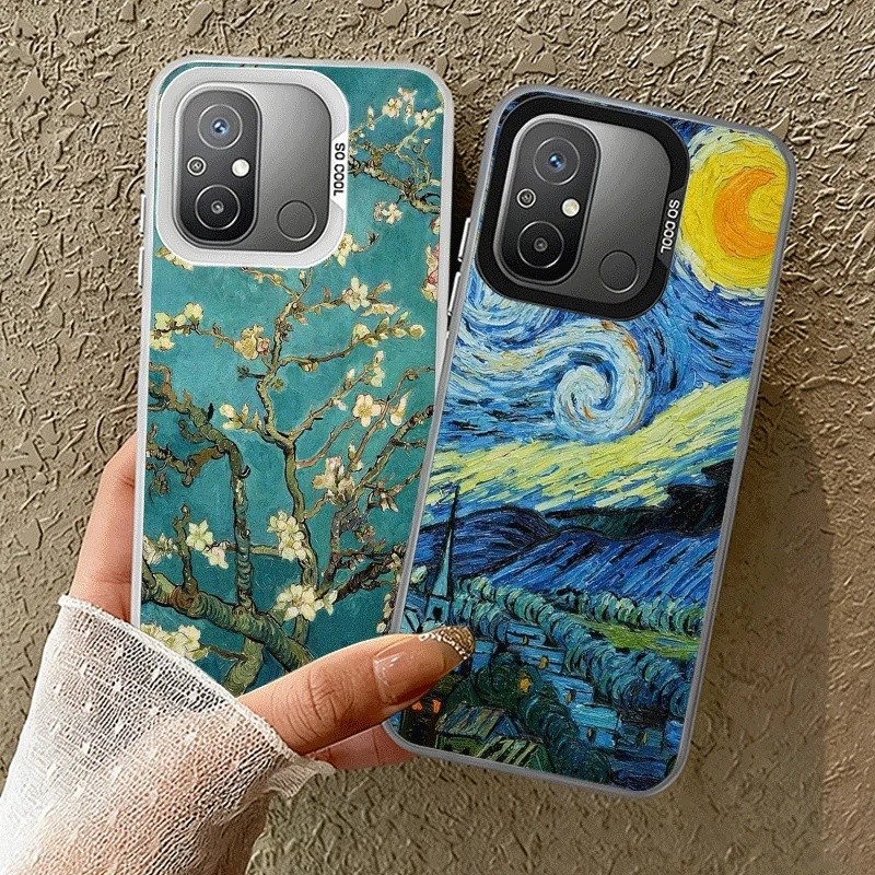 Van Gogh ภาพวาดสีน้ํามันความงามกันกระแทกเคสโทรศัพท์สําหรับ Xiaomi Poco X7 X6 X5 X3 Pro F7 Ultra M8 R