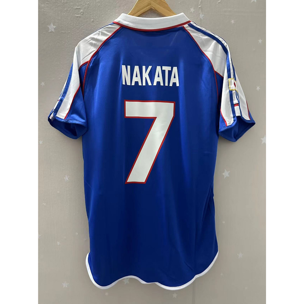 2000 Japan NAKATA Top Quality Home Retro Football Jersey custom T-shirt
