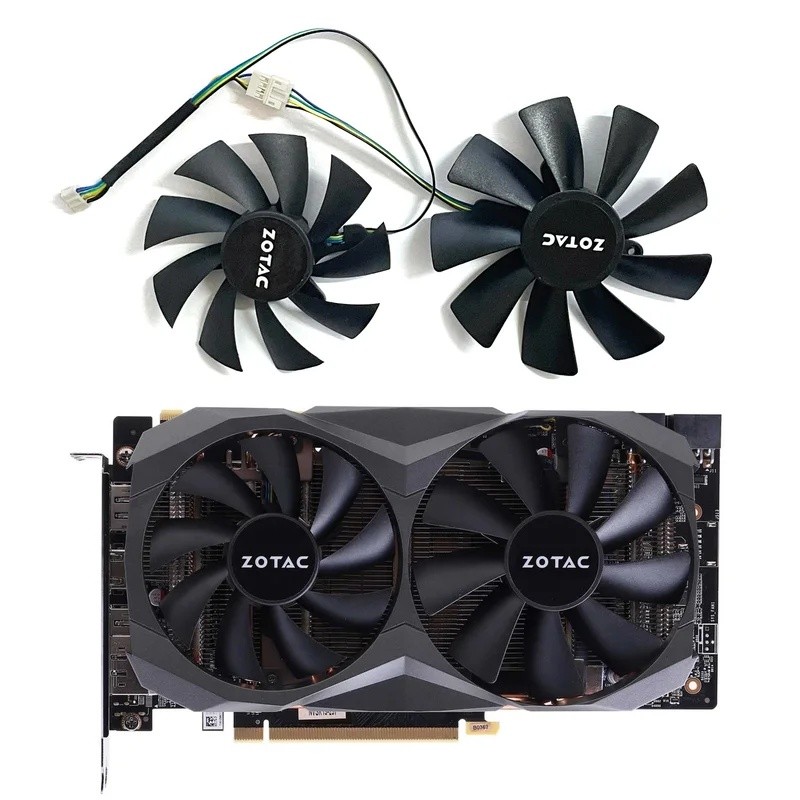 87 มม.100 มม.GA92S2H GAA8S2U สําหรับ Zotac Geforce GTX 1080Ti Mini 1070Ti Mini 1060 GeForce RTX 2070