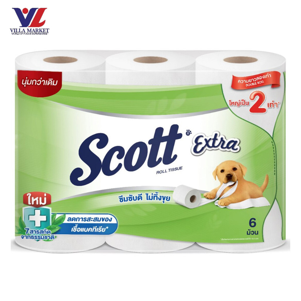 Scott Double Roll Tissue Paper 6Pcs