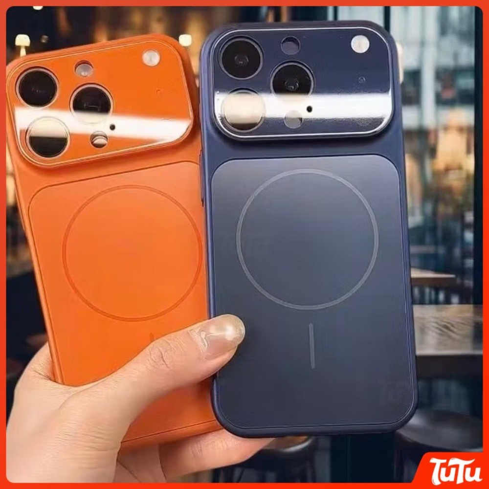 TuTu Casing CASE สําหรับ iPhone 11 12 13 14 15 16 17 18 Pro Max พร้อมเคสกันกระแทกแม่เหล็กแบบเดียวกับ 17 Fast Delivery Casing