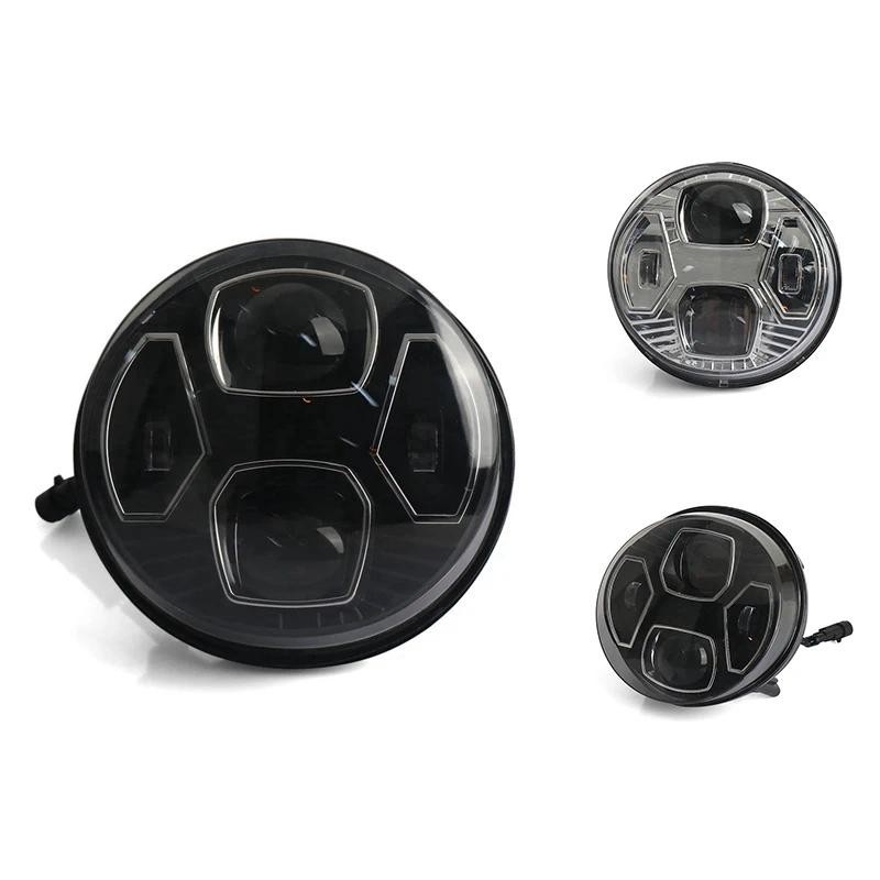อุปกรณ์เสริมรถจักรยานยนต์ด้านหน้า LED ไฟหน้าไฟหน้า Fairing สําหรับ Vespa GTS300 Gts300 Gts300 Gts 30