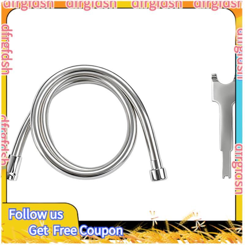 D&FBidet Hose Bidet Hose 48 นิ้วแรงดันสูง Showerhead ท่อที่ใช้ในหัวฝักบัว