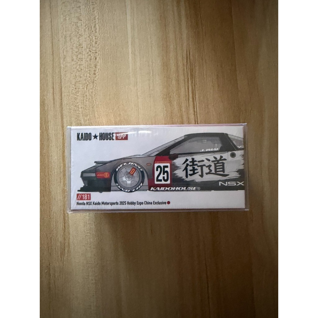 MINIGT KAIDOHOUSE 1/64 Honda NSX2025 North Exhibition Limited, No. 181,สีแดงสีขาวจับคู่สีแบรนด์ใหม่ท