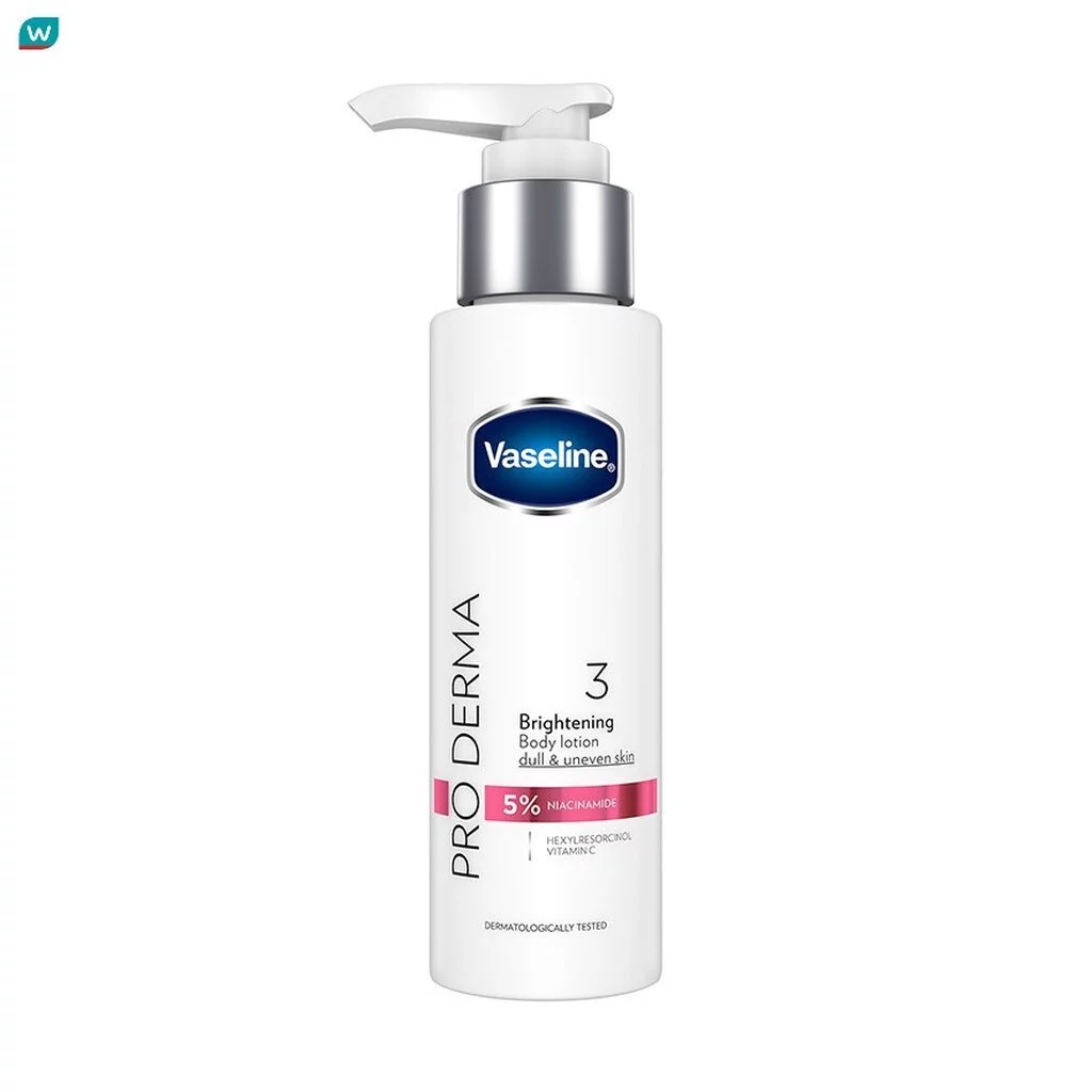 Vaseline วาสลีน โปร เดอร์มา บอดี้ โลชั่น 3 ไบรท์เทนนิ่ง 70 มล.
