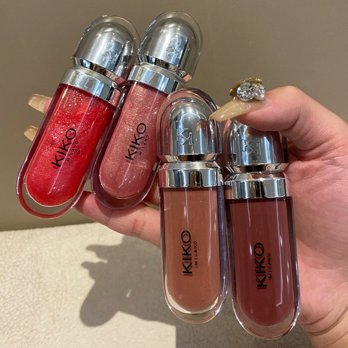 ✨Kiko Lip 6.5ML /3D Hydra Lipgloss / คุณภาพน้ําที่มีไฮเดรต / ใบหน้าไม่ร่วงยาวนาน