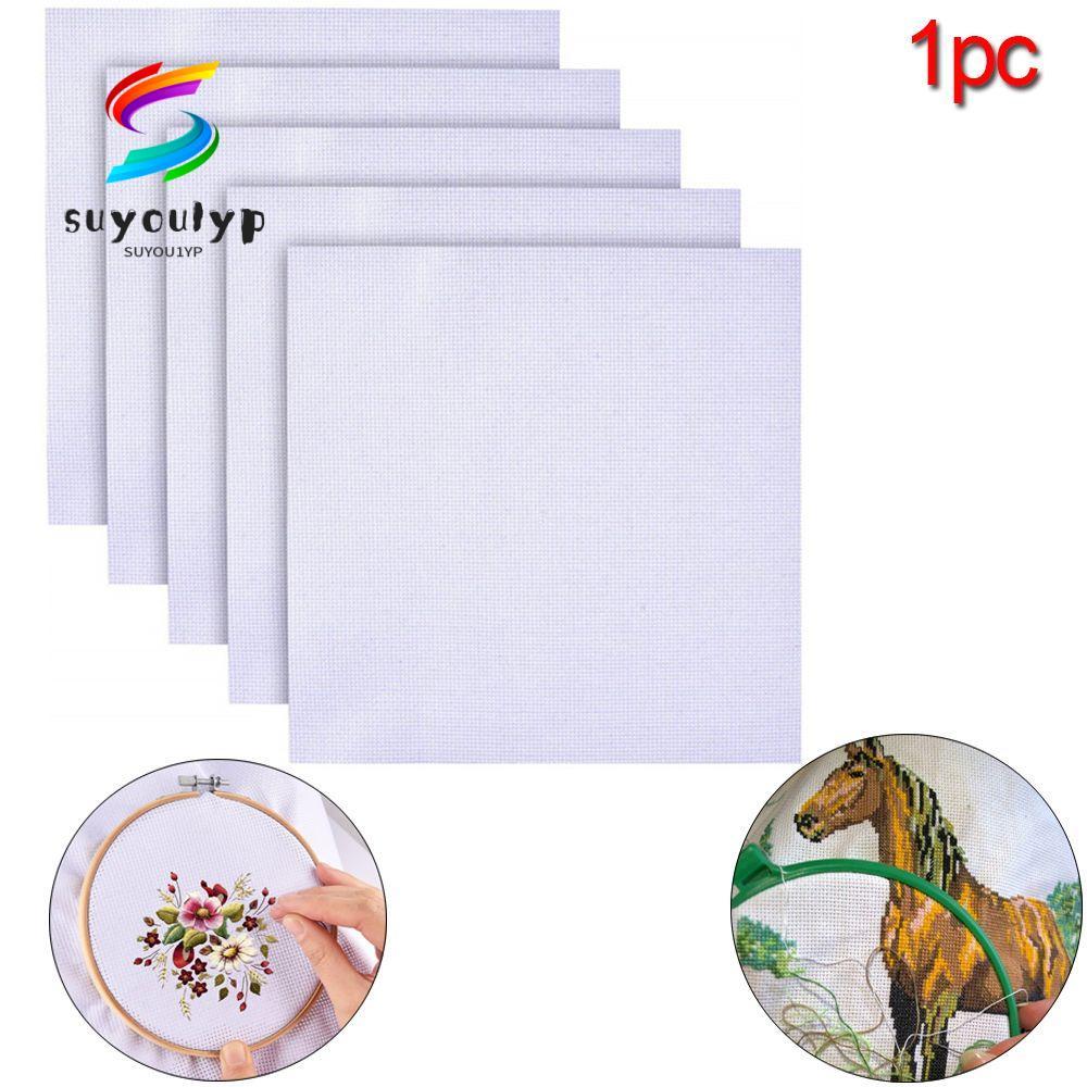 SUYOUMY Aida Cloth DIY Craft Cotton งานปักเย็บผ้า