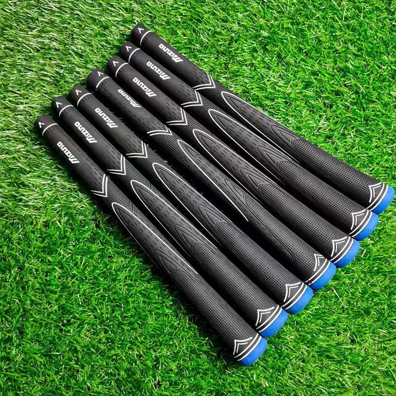 Mizuno Standard Golf Club Grip 60R Calibre 50g น้ําหนักเบา V-Shaped นูนยางกันลื่นดูดซับเหงื่อ Universal Fit Golf Irons ไดรเวอร์ Fairway Woods เปลี่ยน Grips
