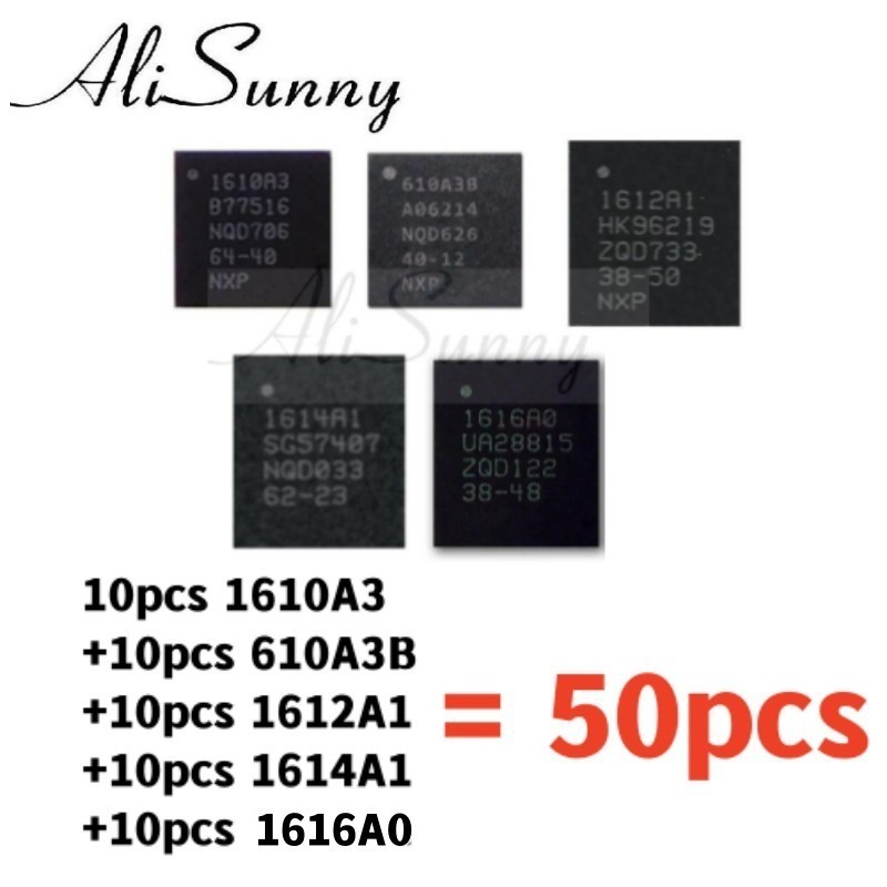 JDT 50pcs 1612A1 1614A1 1616A0 610A3B 1610A3 U2 USB iC สําหรับ 6 7 8 X XS 11 12 13 Por Max Tristar ช