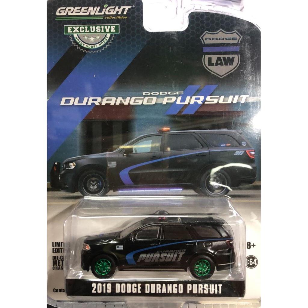 GreenLight GreenLight 1: 64 2019 Dodge Durango SUV Dodge Durango Chase Police
