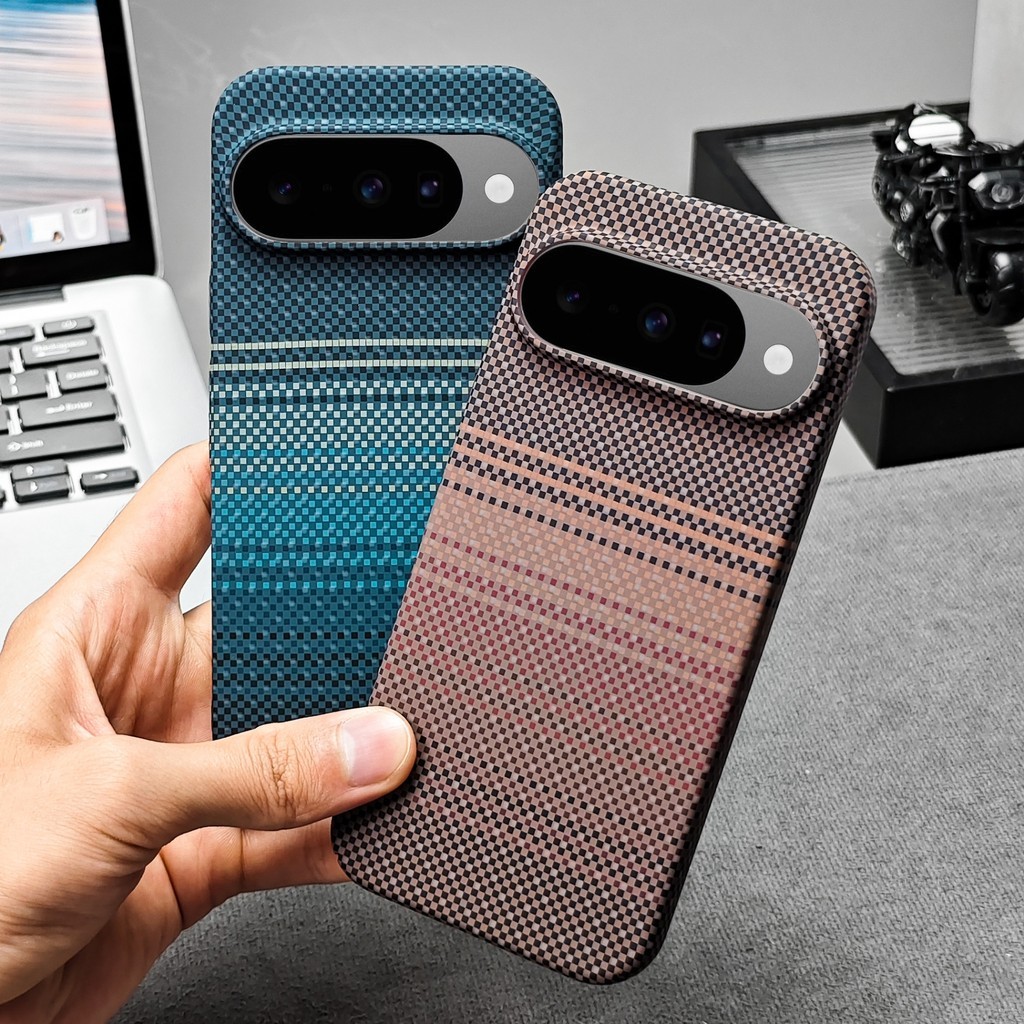 Sunset Moonrise อินเทรนด์ Google Pixel 10 Pro เคสโทรศัพท์ Google Pixel 10 การกระจายความร้อน Breathable แม่เหล็กรวมทุกอย่างถัก Frosted ง่าย Ins สไตล์ Anti Drop ฝาครอบ