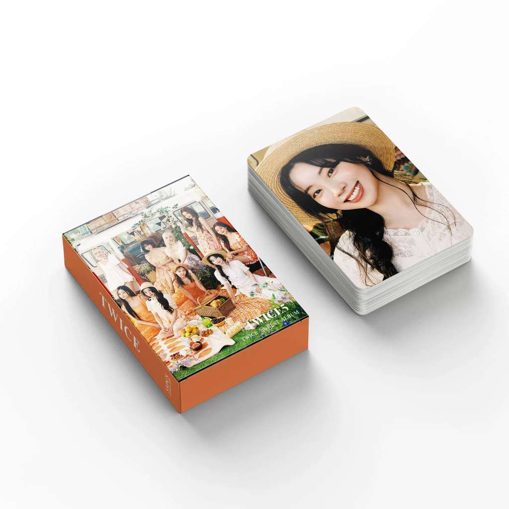 Girl Group 55 แผ่น TWICE อัลบั้มใหม่ TWICE5 Laser Photocard Lomo Photocard Collection Card MOMO SANA
