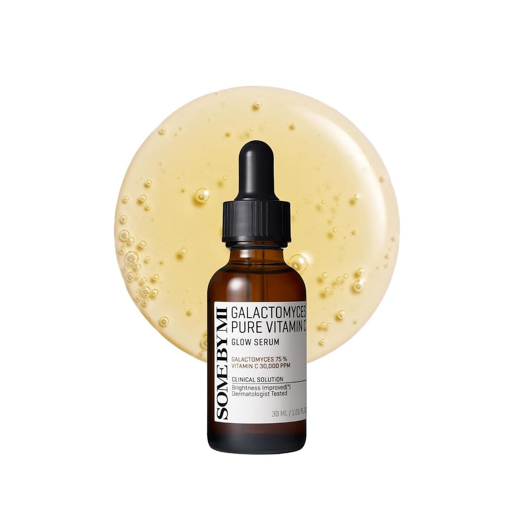 SOME BY MI Galactomyces Pure Vitamin C Glow Serum - 1.01Oz, 30ml - Korean Vitamin C Face Serum for G
